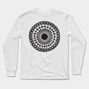 Tribal mandala sun Long Sleeve T-Shirt